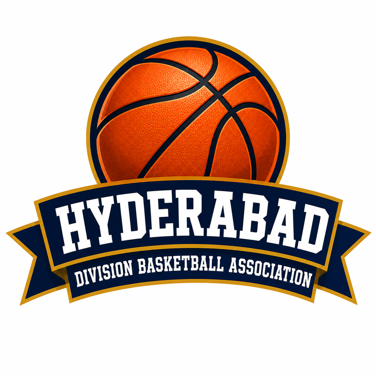 Hyderabad Division Basketball Association logo